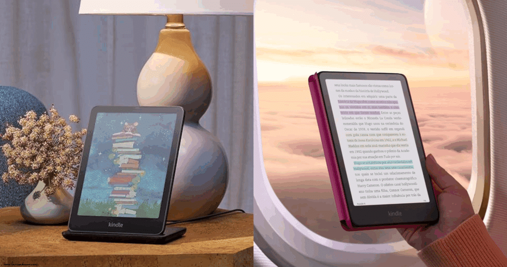 Kindle Colorsoft agora no Brasil e por que ele me fez desejar um novo Kindle